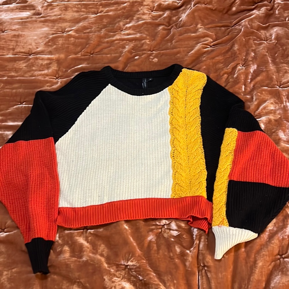Color Block Cozy Sweater